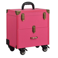 Sac de transport pour vernis à ongles, outil de manucure avec compartiments, mallette d'entraînement pour les professionnels