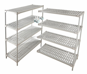 Thương mại chống gỉ 4 Tier lưu trữ Kệ giá khách sạn nhà bếp phòng lạnh nhựa kệ - Product Image 6