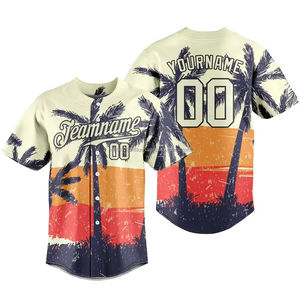 Maillot de baseball personnalisé bouton complet nom personnalisé Logo numéro adulte enfants formation uniforme Softball vêtements de sport blanc vacances - Product Image 2