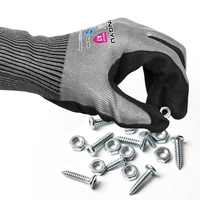 Gants de travail XINGYU anti-coupure de niveau A7 ADAMAS, résistants à l'huile, antidérapants, en nitrile sablé, pour la fabrication métallique, gants de sécurité résistants aux coupures