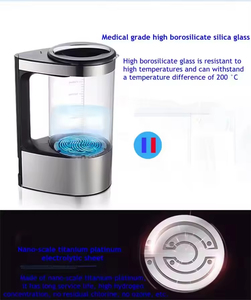 Generador de Agua Hidrogenada de 2L para Uso Doméstico, Ionizador de Electrólisis para Agua Alcalina, Rica en H2, Máquina de Agua Hidrogenada Activa - Product Image 3