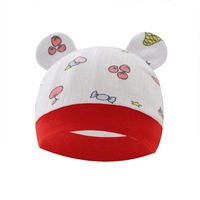Gorro con Capucha Doble para Bebés Recién Nacidos, Estilo Europeo y Americano, de Algodón, Cortavientos, 8922046