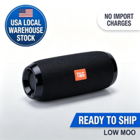 Stok Gudang Lokal AS 2026 TG117 Speaker Portabel BT5.3 untuk Luar Ruangan, Bass Kaya untuk Penggunaan Luar Ruangan dan Rumah, Pemutaran USB/Kartu TF & AUX