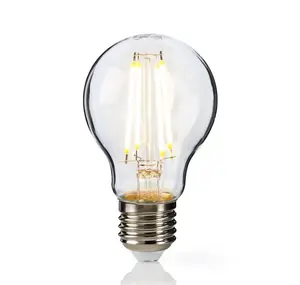 Wettbewerbsfähiger Preis energiesparende E27 A60 LED-Glaslampen mit Kleifaden für Zuhause oder das Büro