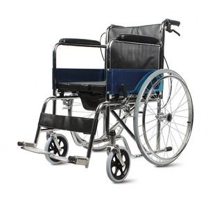 Fauteuil roulant pliable léger et compact en alliage d'aluminium pour les personnes âgées, les personnes handicapées, ultra-léger - Product Image 5
