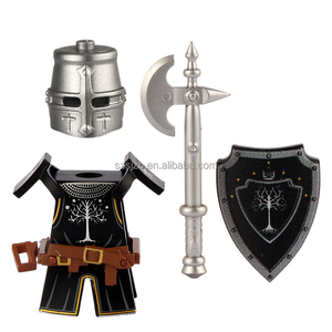 Medieval Armored Knight Action Figures Handmade Splicing Building <strong>Blocks</strong> <strong>Brick</strong> Construction Toy Eco-friendly ABS Plastic - Product Image 3