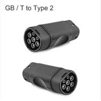 Adaptateur de chargeur de voiture électrique Zencar ODM 32A GB/T vers Type 2 Adaptateur de voiture électrique sans fil pour usage domestique Charge publique 1 3 phases