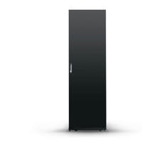 Rak Server 19 inci Hitam 42U dari Pabrik Ningbo Lepin China, Kabinet Jaringan dengan Pintu Berlubang Khusus untuk Cold Aisle Con