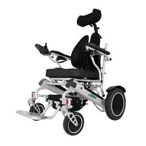 Wheelchair Electric Wheelchair 4 Wheels Fast Folding Power Electric Portable Aluminum Lightweight Wheelchair