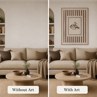 Impression sur toile vintage américaine style cowboy, nature morte, art mural rectangulaire à suspendre, encadré, pour salon moderne
