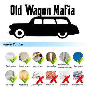 Autocollant amovible en vinyle pour voiture, vieux Wagon, voiture, pour porte, Auto, moto, cadeau, décalcomanies découpées, ordinateur portable, vitre - Product Image 6