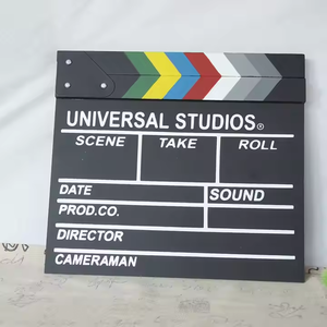 Clapboard de réalisateur en acrylique effaçable à sec pour studio photo, vidéo et télévision, pour le contrôle des prises de vue et la gestion des scènes de film - Product Image 3