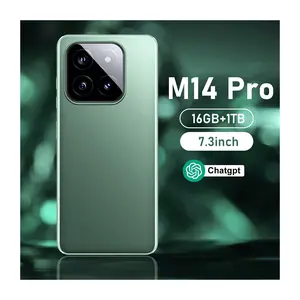 Original 5G M14 pro 4G Android13 cell mobile phone 8000mah 16GB+1TB AI Google play Honor of Kings smart gaming phone