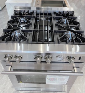 เตาไฟฟ้าอเนกประสงค์ 30 นิ้ว พร้อมเตาอบเซรามิก 5 หัว และเตาอบลมร้อน สำหรับอบขนม ปรับเป็นเตาแก๊สได้ - Product Image 5