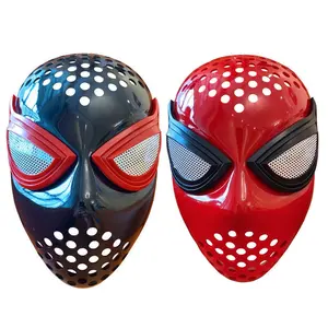 Most Popular Superhero Cosplay Costume Christmas Adult Spider Man Mask Face With Elastic For Carnival