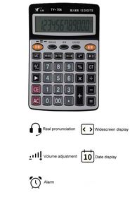 Máy tính bàn cổ điển với máy tính pin kế toán máy tính đặc biệt - Product Image 3