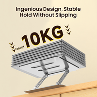 Support pour ordinateur portable en alliage d'aluminium portable à rotation 360°, pliable, réglable en hauteur, nouveau pour iPad, tablette, PC portable