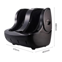 Appareil de massage multifonctionnel pour les jambes et les pieds Chauffage relax Compression d'air électrique Vibration Masseur pour les pieds et les jambes
