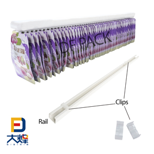 Bolsa <span class=keywords><strong>de</strong></span> plástico personalizada al por mayor para envasado <span class=keywords><strong>de</strong></span> bebidas y jugos, con boquilla y riel guía - Product Image 2