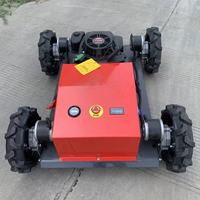 Livraison gratuite Tondeuse à gazon télécommandée 4 roues motrices LK-500 9HP à essence, robot tondeuse RC sur roues pour jardin domestique