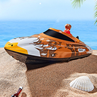 Bateau de course professionnel 2.4GHz 7.4V batterie Rechargeable 700mAh jouer en plein air 25 KM/h vitesse 120m portée télécommande hors-bord