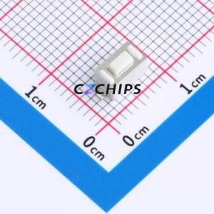 BX-TS-26-3643TP Tactile Switch SMD,6x3.5mm Switch Single Pole Single Throw Rectangle Button 2.6N Vertical Mount - Product Image 1