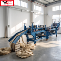 Machine à carder le sisal/banane à commande directe usine, avec barres à broches rapides et lentes pour le démêlage et le redressement, pour la première étage de l'extrusion en usine de cordes