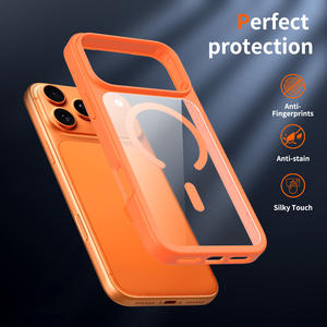 Funda SANZHOU para <span class=keywords><strong>Teléfono</strong></span> 17/16/15/14 Pro Max, Transparente, Suave al Tacto, TPU+PC, con Anillo Magnético, Antigolpes, Antihuellas - Product Image 4