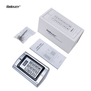 Sebury Metal <strong>Keypad</strong> IP65 Waterproof 125KH EM ID Card Dual Door <strong>Access</strong> <strong>Control</strong> Systems With Door Bell - Product Image 6