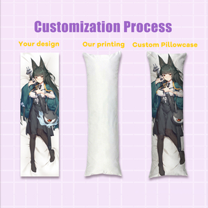<span class=keywords><strong>Anime</strong></span>-Idol-Charakterdesign Dakimakura Körperkissenbezug Gestrickt Digital Bedruckt Cartoon für den Heimgebrauch - Product Image 2