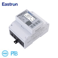 Medidor de Energía Inteligente Trifásico para Vehículos Eléctricos SDM630-EV V2, Certificado Eichrecht y MID, Bidireccional, 100A, Montaje en Riel DIN