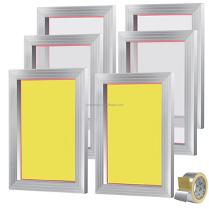 Wework 14X18Inch Nhôm Lụa Màn Hình In Ấn Khung Silkscreen Stencil Màn Hình In Khung Với 110 Đếm Lưới - Product Image 1