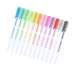 Ensemble de stylos gel 3D stéréo pour graffiti, peinture sur verre, papeterie, stylos gel colorés pour écriture et dessin DIY - Product Image 1