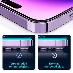 Custodia protettiva per schermo in <span class=keywords><strong>vetro</strong></span> temperato per la Privacy per iPhone 13 Pro Anti Peep pellicola protettiva Anti-spia a copertura totale - Product Image 6