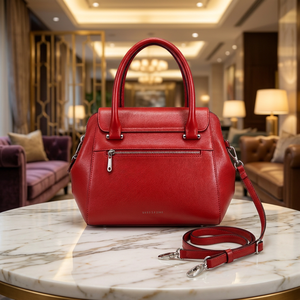 Elegante Bolso Tipo Satchel de Piel Sintética para Mujer, con Doble Asa y Correa de Hombro Extraíble, Gran Capacidad, Bolso de Mano para el Trabajo - Product Image 4