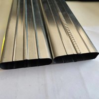 Tuyau en spirale de conduit ovale plat automatique de prix usine formant la machine 70*20,90*20