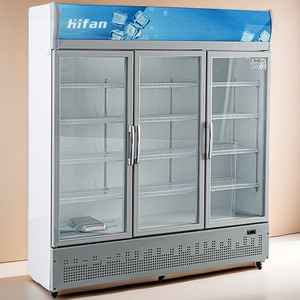 Đồ uống mát thẳng đứng đôi cửa thép không gỉ thương mại Tủ Đông thanh tủ lạnh đôi cửa tủ lạnh thương mại tủ lạnh hiển thị - Product Image 5