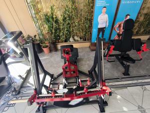 Équipement de fitness professionnel multifonctionnel commercial, machine à rames <span class=keywords><strong>double</strong></span> linéaire réglable et sécurisée pour la musculation et l'entraînement des jambes - Product Image 2