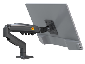 <span class=keywords><strong>Support</strong></span> d'<span class=keywords><strong>écran</strong></span> Kelmy <span class=keywords><strong>en</strong></span> alliage d'aluminium noir, <span class=keywords><strong>réglable</strong></span> <span class=keywords><strong>en</strong></span> <span class=keywords><strong>hauteur</strong></span>, avec inclinaison de 65° pour moniteurs LED/LCD de 2 à 9 kg et 17 pouces, fixation de bureau, modèle exclusif - Product Image 6