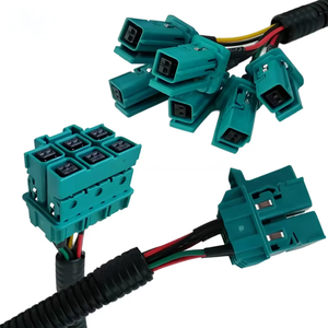 Harness Kabel Otomotif Kustom Dengan Adaptor Konektor Teal Kabel Panjang Kustom untuk Elektronik Kendaraan - Product Image 1