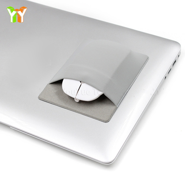 Sample Stock Available Lycra Computer Mouse Pouch Laptop Computer Case with Adhesive Stickers