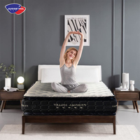 Matelas en latex moderne en matériau écologique, en boîte, tailles simple, double et queen, avec ressorts ensachés et mousse à mémoire de forme, vente en gros usine