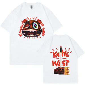 Camiseta Kanye West para Hombre, Diseño Gráfico, Algodón Jersey, Ropa Casual - Product Image 2