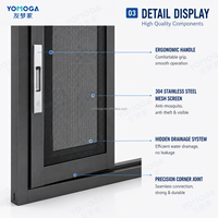 Ventana Corredera Horizontal de Aleación de Aluminio para Sala de Estar, Hotel y Uso en Exteriores - Certificación Energy Star, Garantía de 5 Años