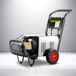 Machine de nettoyage à haute pression automatique en acier inoxydable 1,6 kW à grand débit 220 V, neuve, résistante à la corrosion, pour véhicules - Product Image 1