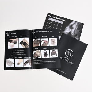 Dịch vụ in giấy thời trang sang trọng thực đơn salon tóc quảng cáo tùy chỉnh kinh doanh gấp tờ rơi tờ rơi quảng cáo - Product Image 3