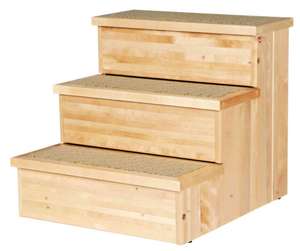 Escalier de chien en bois de haute qualité marches pour animaux de compagnie <span class=keywords><strong>rampe</strong></span> de chien pour lit avec conception de stockage - Product Image 3