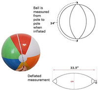 Ballon de football gonflable en PVC imperméable pour enfants, idéal pour les jeux d'été, les fêtes, la piscine et la plage.