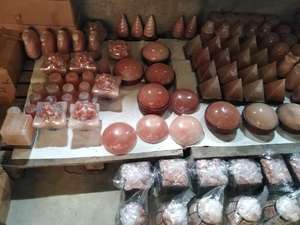 Nouvel an vente prix le plus bas 2022 nouveau Design décoration de la maison diffuseur d'arôme naturel rose sel de l'Himalaya lampe sel de l'Himalaya - Product Image 4