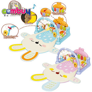 Tapis d'activités musical pour bébé rampant avec piano à pédales électrique, thème lune et nuit, pour salle de sport et fitness - Product Image 1